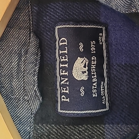 Penfield Flannel Button Down Shirt Comfy Winter Casual Size Small - Picture 4 of 6